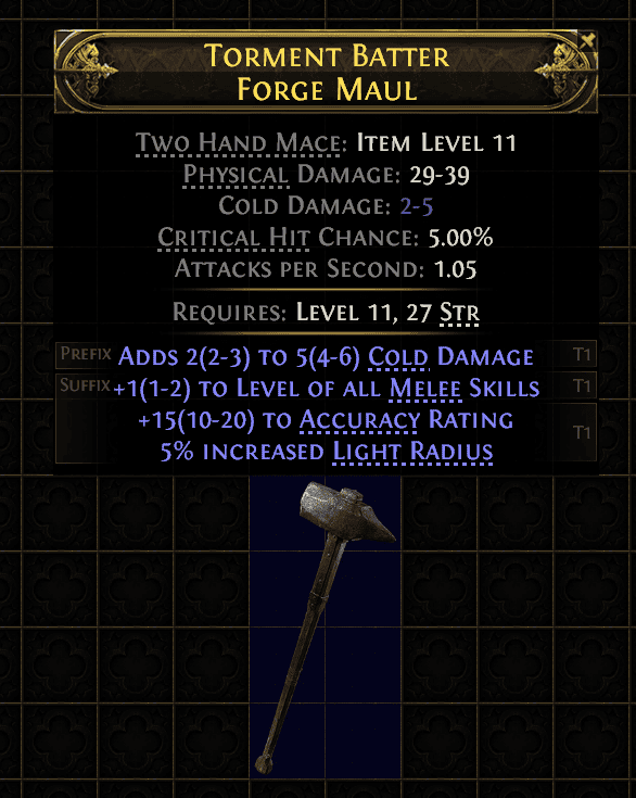 Torment Batter Forge Maul#610050