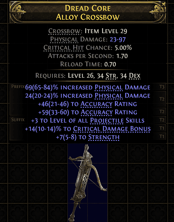 Dread Core Alloy Crossbow#425301