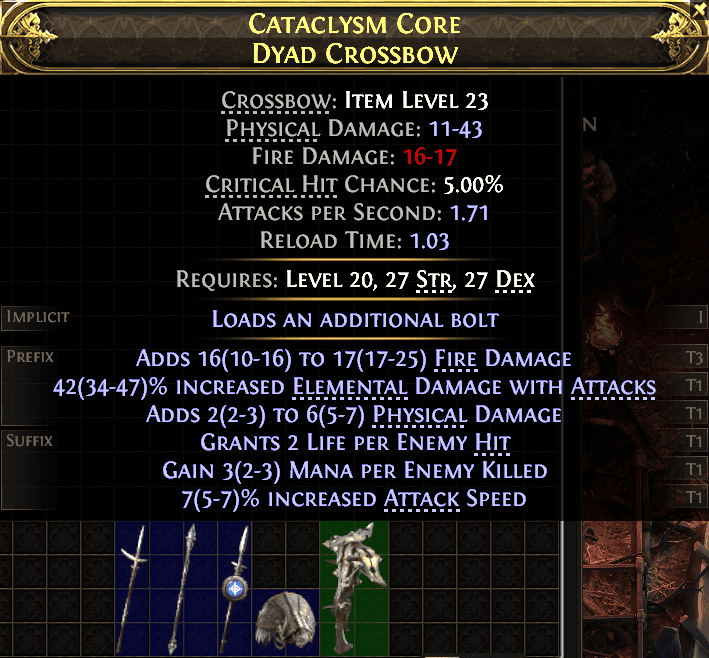 Cataclysm Core Dyad Crossbow#115674