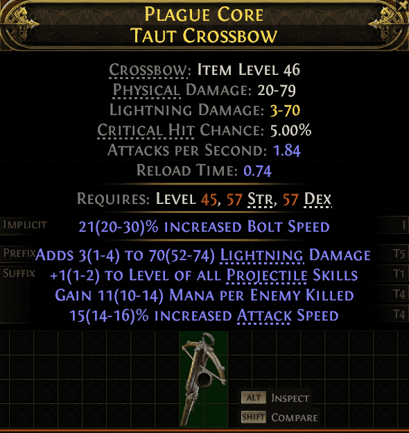 Plague Core Taut Crossbow#134870