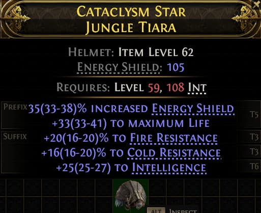 Cataclysm Star Jungle Tiara#142958