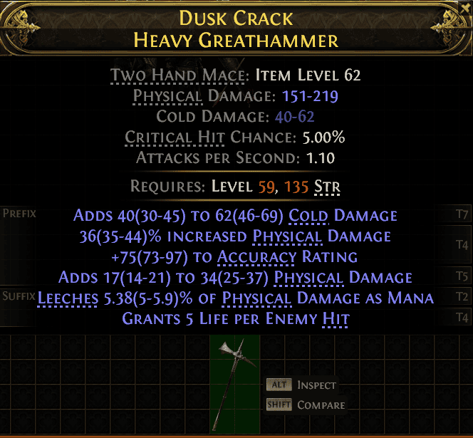 Dusk Crack Heavy Greathammer#915517
