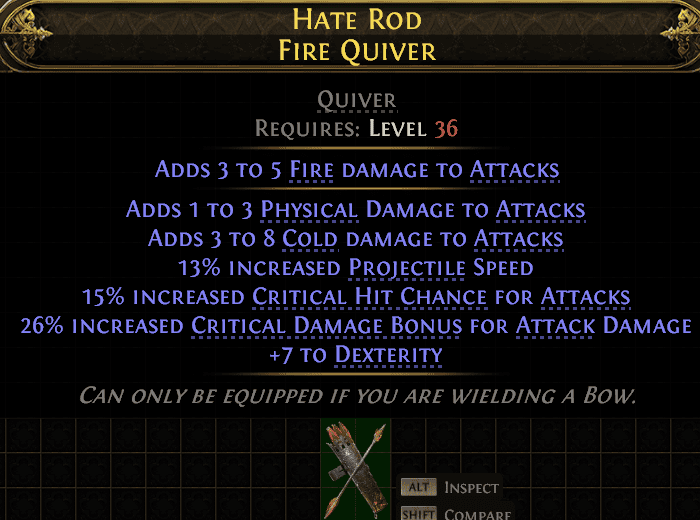 Hate Rod Fire Quiver#558319