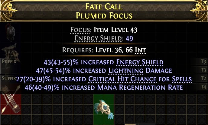 Fate Call Plumed Focus#910226