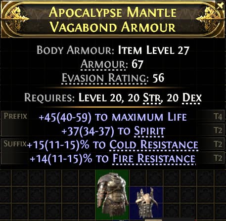 Apocalypse Mantle Vagabond Armour#437945