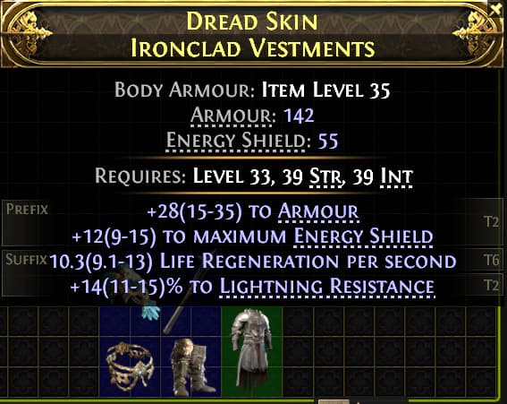 Dread Skin Ironclad Vestments#384197