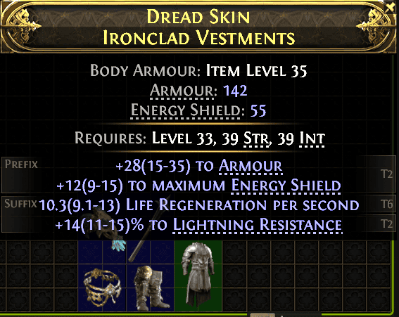 Dread Skin Ironclad Vestments#384197