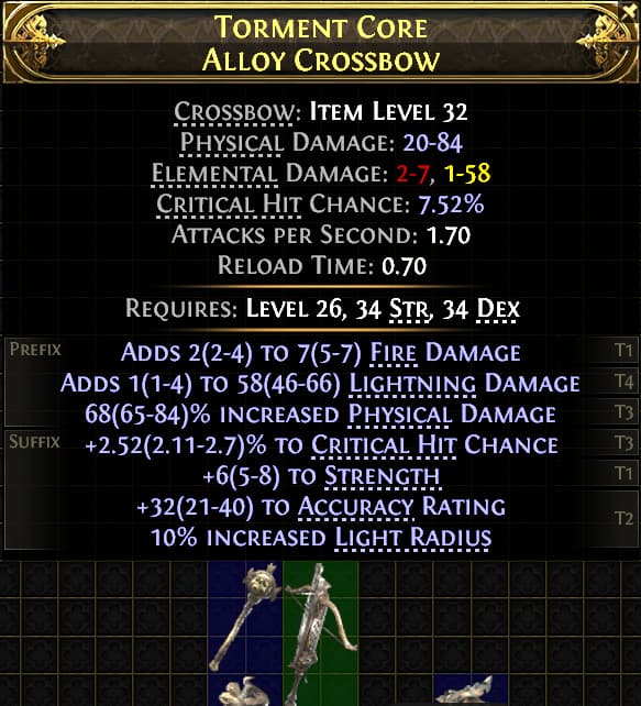 Torment Core Alloy Crossbow#917043