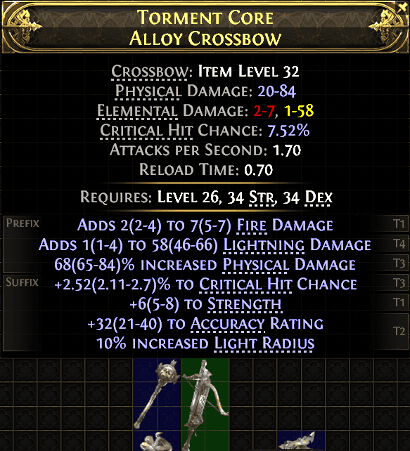 Torment Core Alloy Crossbow#917043