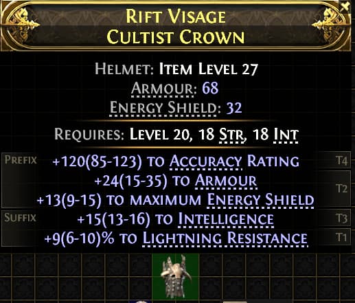 Rift Visage Cultist Crown#197464