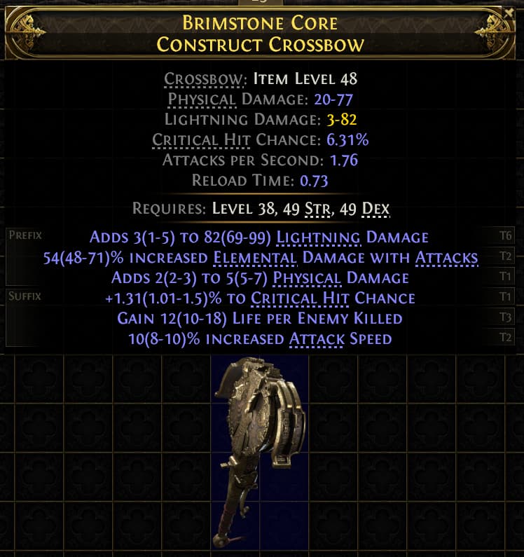 Brimstone Core Construct Crossbow#795375