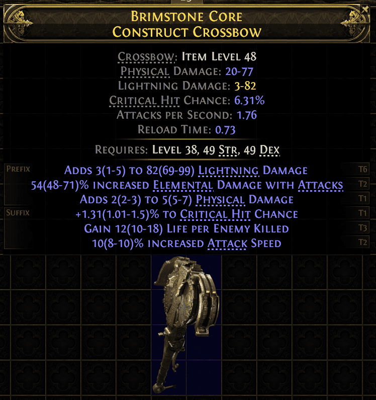 Brimstone Core Construct Crossbow#795375