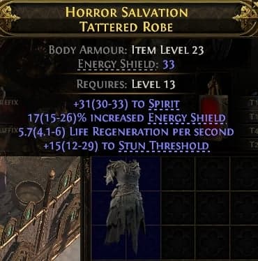 Horror Salvation Tattered Robe#36171