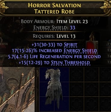 Horror Salvation Tattered Robe#36171