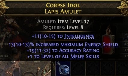 Corpseidol Lapis Amulet#755401