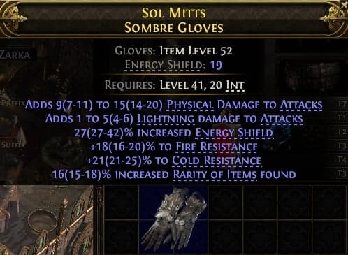 Sol Mitts Sombre Gloves#917152