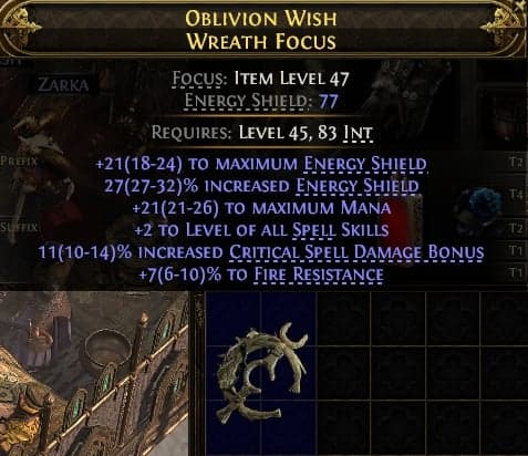 Oblivion Wish Wreath Focus#789516