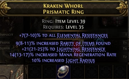 Kraken Whorl Prismatic Ring#788912