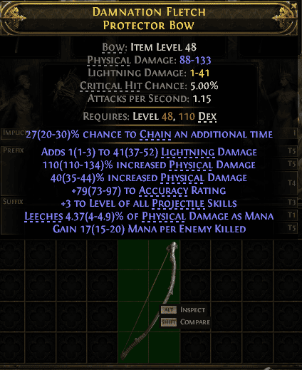 Damnation Fletch Protector Bow#927878