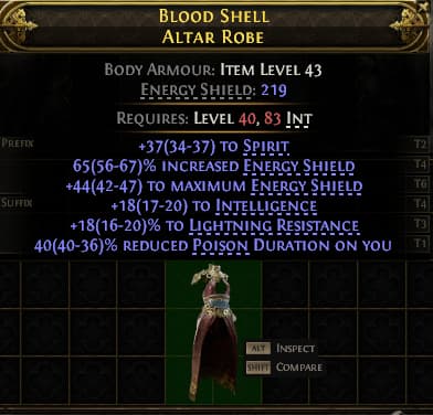 Blood Shell Altar Robe#870951