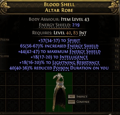 Blood Shell Altar Robe#870951