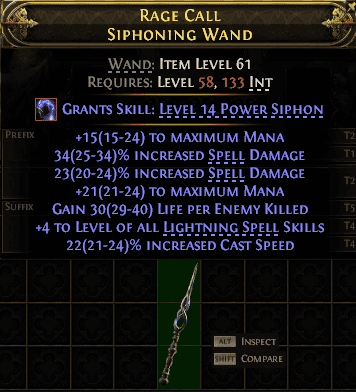 Rage Call Siphoning Wand#469162
