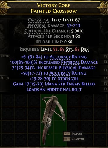 Victory Core Painted Crossbow#304092