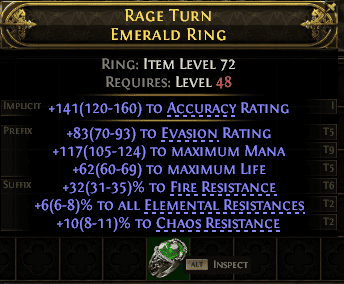 Rage Turn Emerald Ring#920089