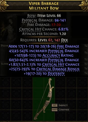 Viper Barrage Militant Bow#235242