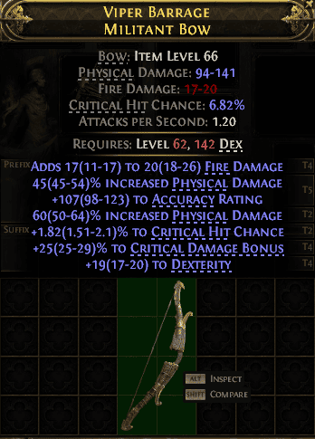Viper Barrage Militant Bow#235242