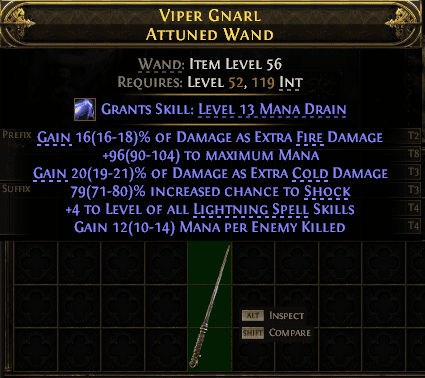 Viper Gnarl Attuned Wand#860715
