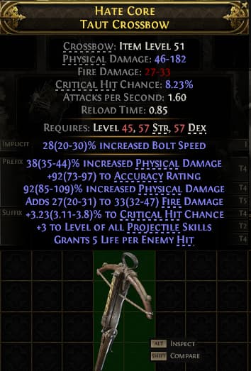 Hate Core Taut Crossbow#898278