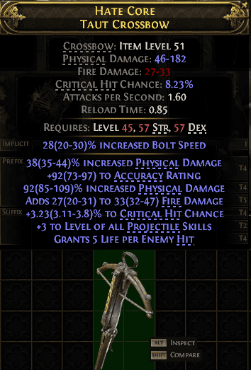 Hate Core Taut Crossbow#898278