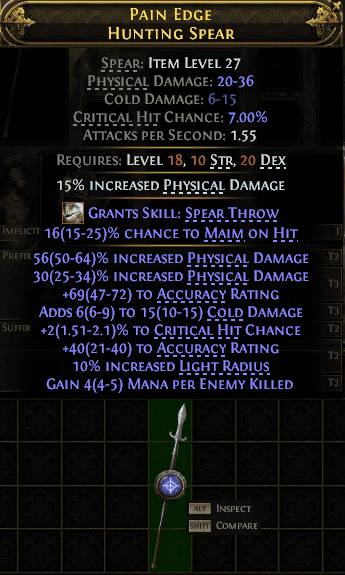 Pain Edge Hunting Spear#370362