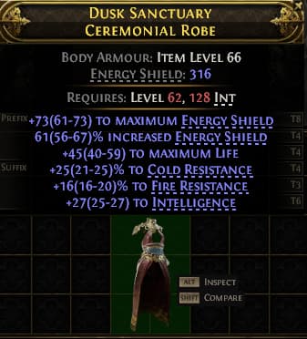 Dusk Sanctuary Ceremonial Robe#98692