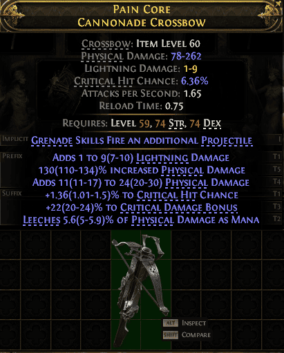 Pain Core Cannonade Crossbow#923454