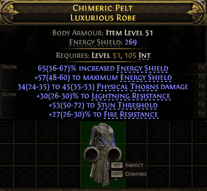 Chimeric Pelt Luxurious Robe#178479