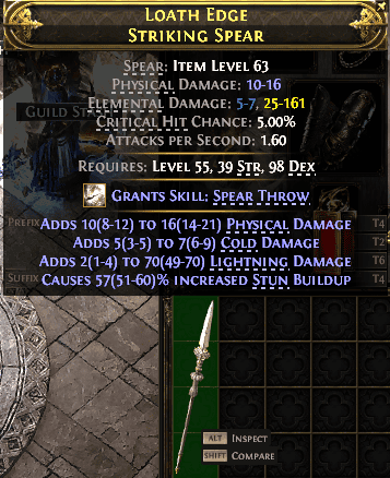 Loath Edge Striking Spear#913992