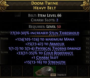 Doom Twine Heavy Belt#535891