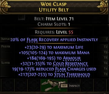 Woe Clasp Utility Belt#26197