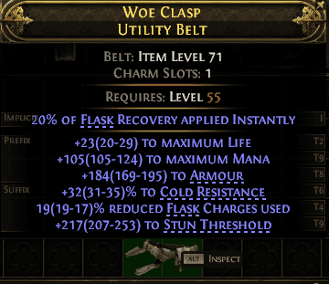 Woe Clasp Utility Belt#26197
