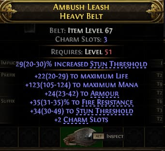 Ambush Leash Heavy Belt#428377