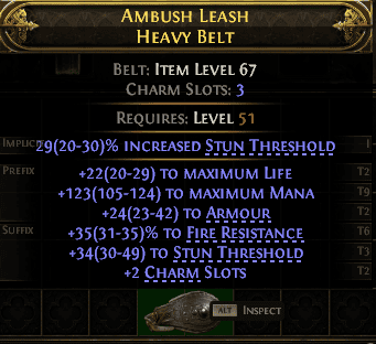 Ambush Leash Heavy Belt#428377