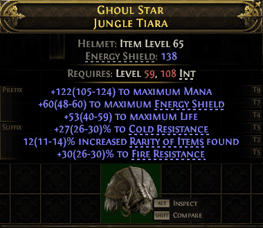 Ghoul Star Jungle Tiara#282326
