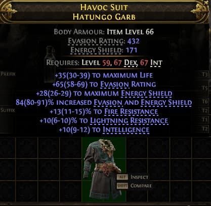 Havoc Suit Hatungo Garb#193190