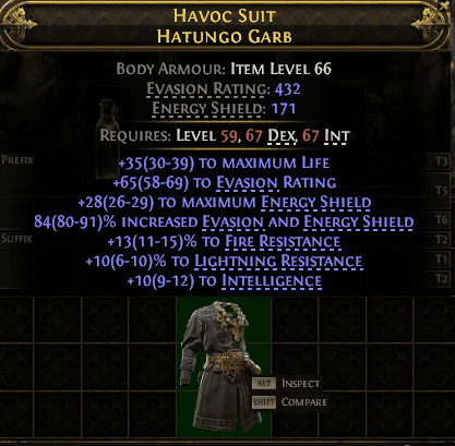 Havoc Suit Hatungo Garb#193190
