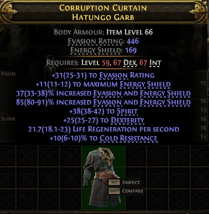 Corruption Curtain Hatungo Garb#106030
