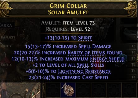 Grim Collar Solar Amulet#881468