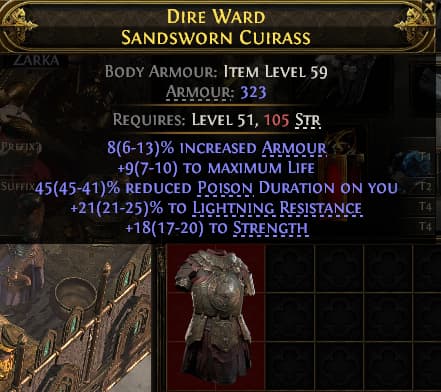 Dire Ward Sandsworn Cuirass#198823