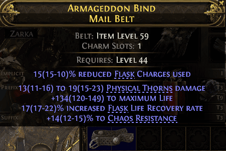 Armageddon Bind Mail Belt#939319
